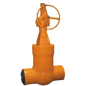 Welding gate valve